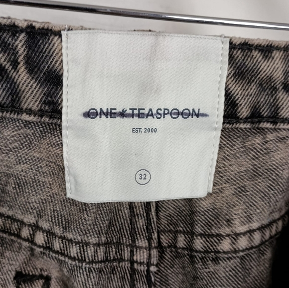 NWT One Teaspoon Truckers Mid Waist Straight Leg Denim Jeans in Rust  32 $165 - Picture 16 of 16